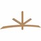 Ekena Millwork Alberta Timber Gable Bracket, Western Red Cedar, 108"W x 31 1/2"H x 1 1/2"D x 3 1/2"F, 7/12 Pitch GBW108X31X0204ALB00SWR - alternate 5